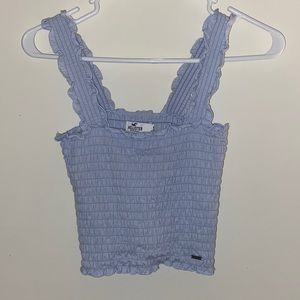 Hollister blue tank top size small